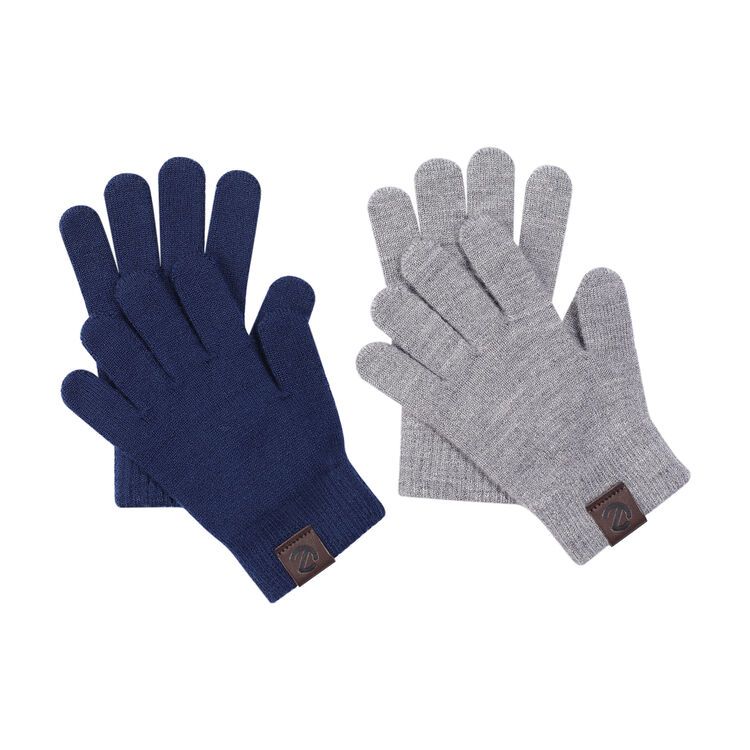 Перчатки Fine Beanie-синий/серый-9092007/91495