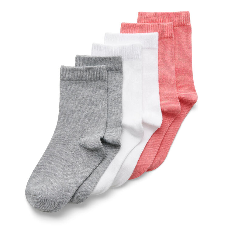 Носки (комплект из 3 пар) Mid Socks-белый/лиловый/серый