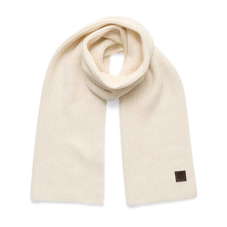 Шарф Classic Ribbed Scarf-молочный-9091006/91012