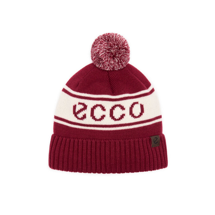 Шапка Pompon Beanie-бордовый-9093005/91363