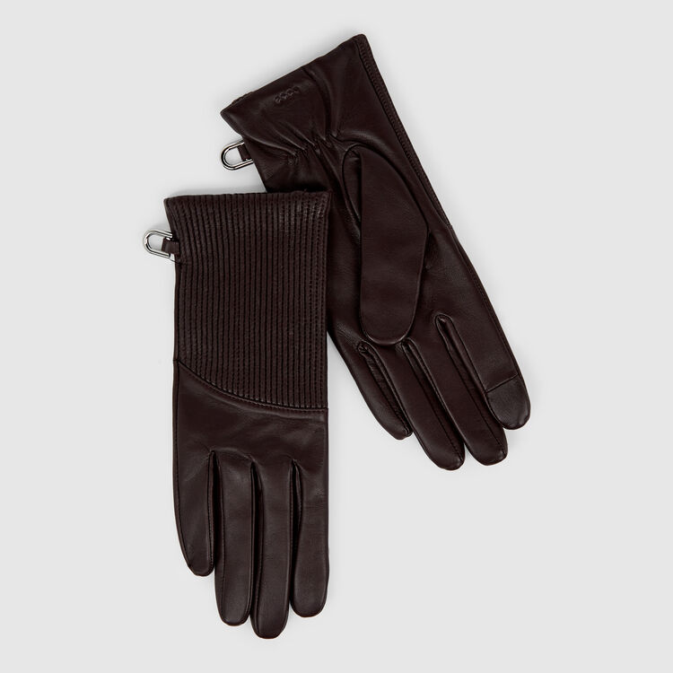 Перчатки GLOVES W-коричневый-9107252/91042