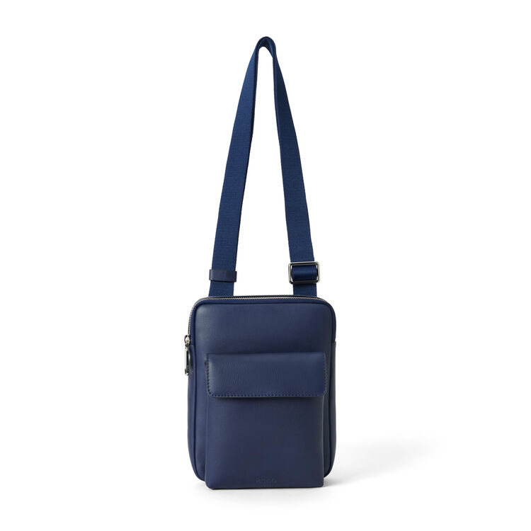 Сумка кросс-боди Flat Pouch-синий-9108218/90011